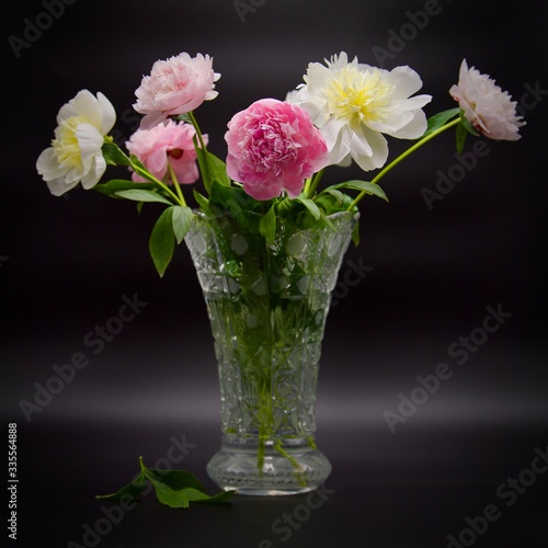 bouquet of flowers in a vase