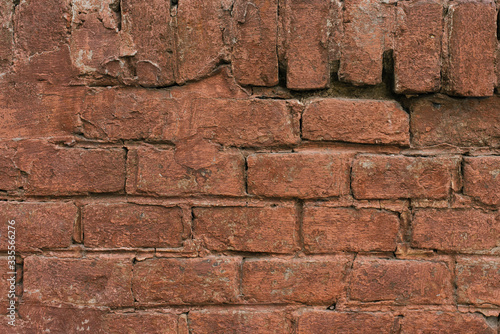 Old brick wall. Texture background for the design