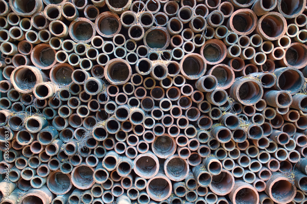 Amazing beautiful ceramic patterns rich in wonderful colors and shapes in the garden of the Tao Hong Tai Ceramics Factory in Ratchaburi Amazing beautiful ceramic patterns rich in wonderful colors and shapes in the garden of the Tao Hong Tai Ceramics Factory in Ratchaburi