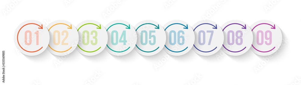 Minimal Business Infographics template. Timeline with 9 steps, options and marketing icons .Vector linear infographic with nine conected elements. Can be use for presentation. Minimal Business Infographics template. Timeline with 9 steps, options and marketing icons .Vector linear infographic with nine conected elements. Can be use for presentation.