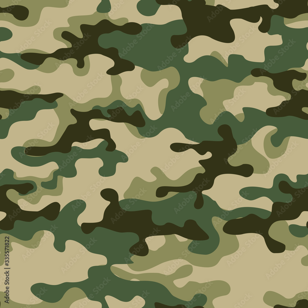 Fototapeta premium Camouflage seamless pattern.Hunting background. Print vector.