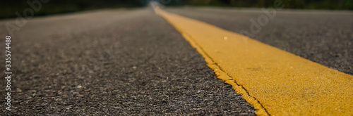 Banner size,The road where the trees are on the side of the road.