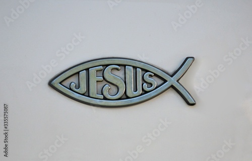 Jesus in Fish Symbol of the followers of Christ