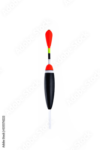 fishing float on a white background close-up