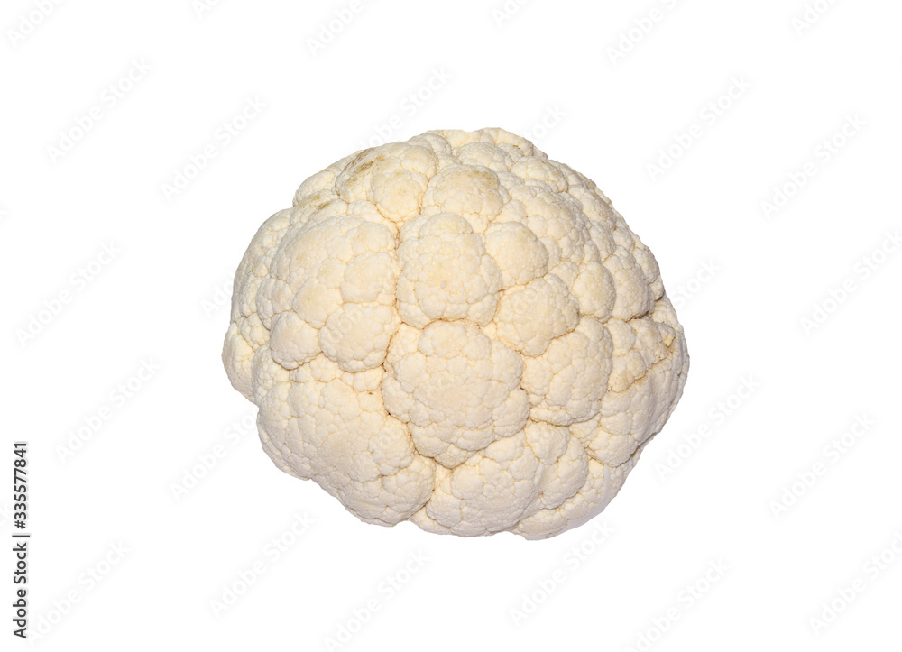 cauliflower isolated on white background. This has clipping path cauliflower isolated on white background. This has clipping path