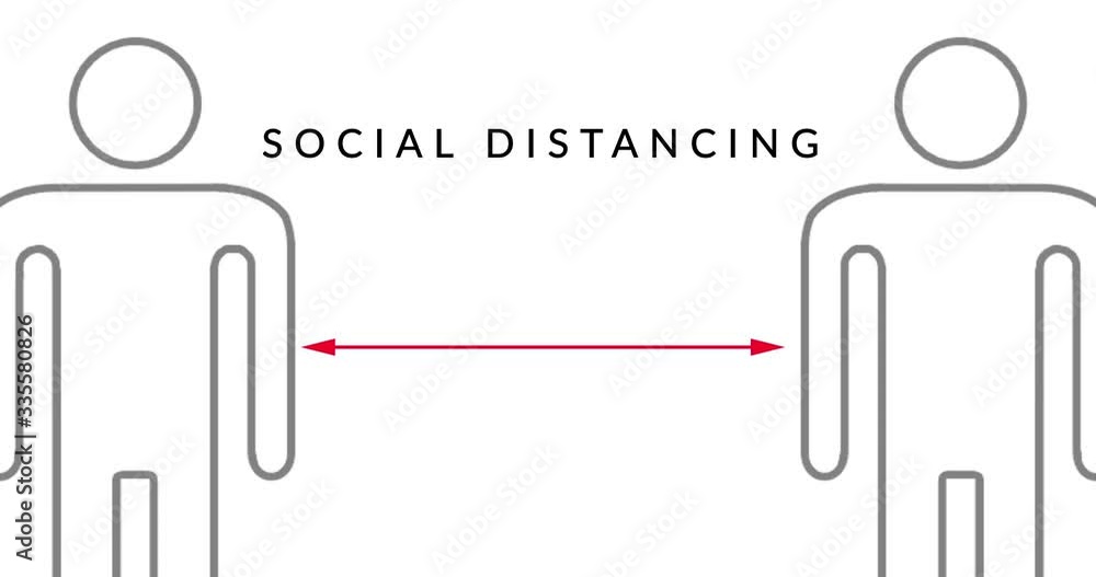 Covid-19 - Social Distancing Animation Coronavirus Covid-19 - Social Distancing Animation Coronavirus
