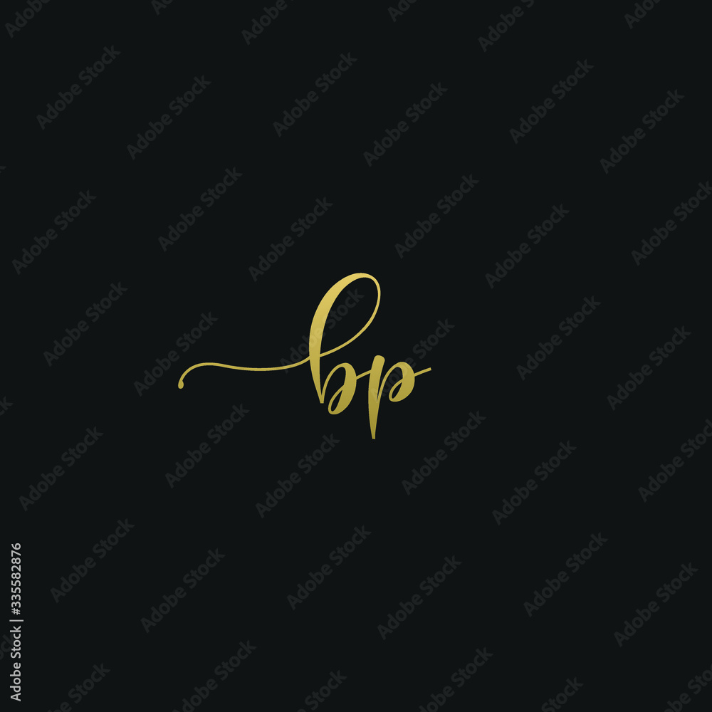Creative modern elegant trendy unique artistic BP PB P B initial based letter icon logo Creative modern elegant trendy unique artistic BP PB P B initial based letter icon logo