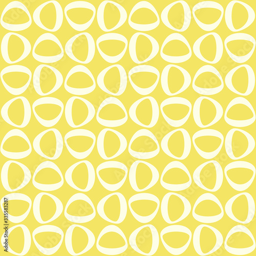 Midcentury geometric retro design. Timeless seamless pattern.