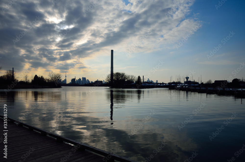 Naklejka premium The beautiful parks in Toronto Ontario