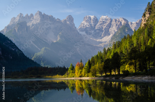 Fototapeta Naklejka Na Ścianę i Meble -  Dolomites, Lake Auronzo