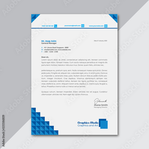 Corporate Letterhead Template 