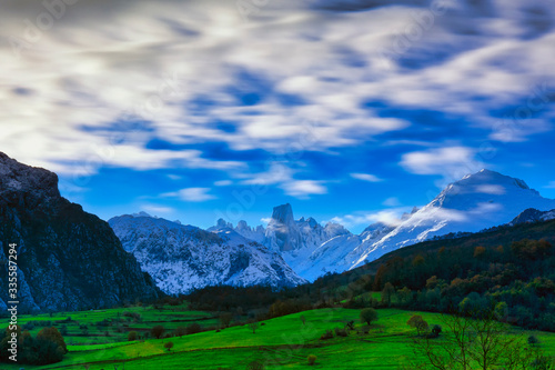 Naranjo de Bulnes (known as Picu Urriellu) in Picos de Europa National Park.