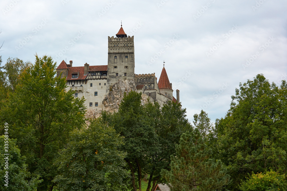 Bran Castle, former royal residence and castle of the legendary Count Dracula. Medieval fortification.