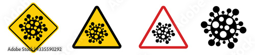 Coronavirus COVID-19. Vector illustration. Virus wuhan from china.