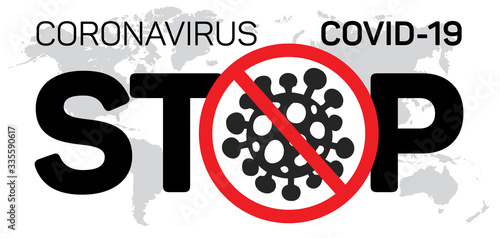 Coronavirus COVID-19. Vector illustration. Virus wuhan from china.