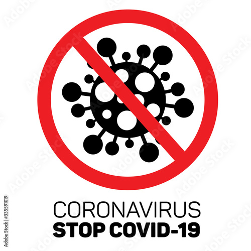 Coronavirus COVID-19. Vector illustration. Virus wuhan from china.