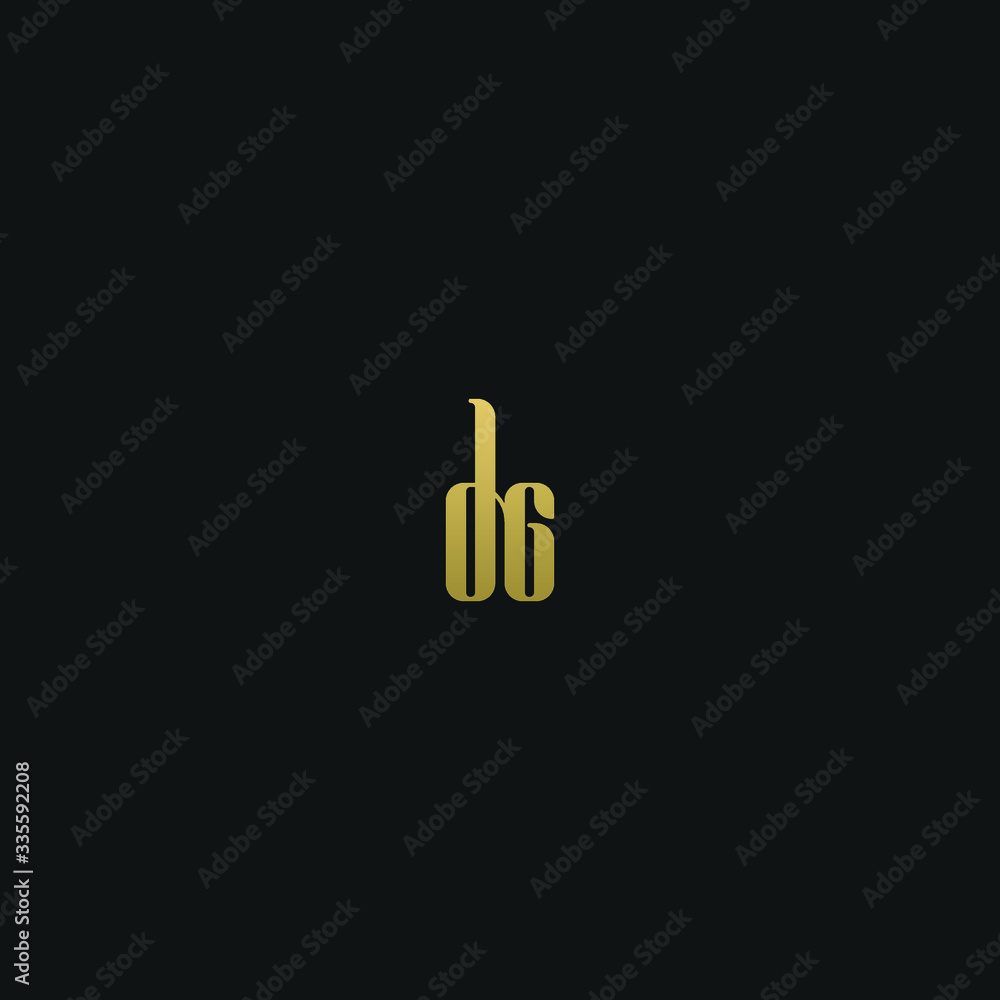 Creative modern elegant trendy unique artistic DG GD G D initial based letter icon logo Creative modern elegant trendy unique artistic DG GD G D initial based letter icon logo
