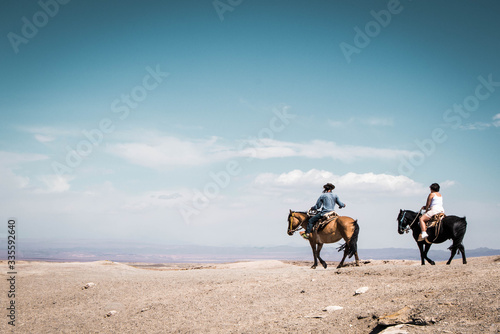 Paseo a caballo en el desierto de Atacama