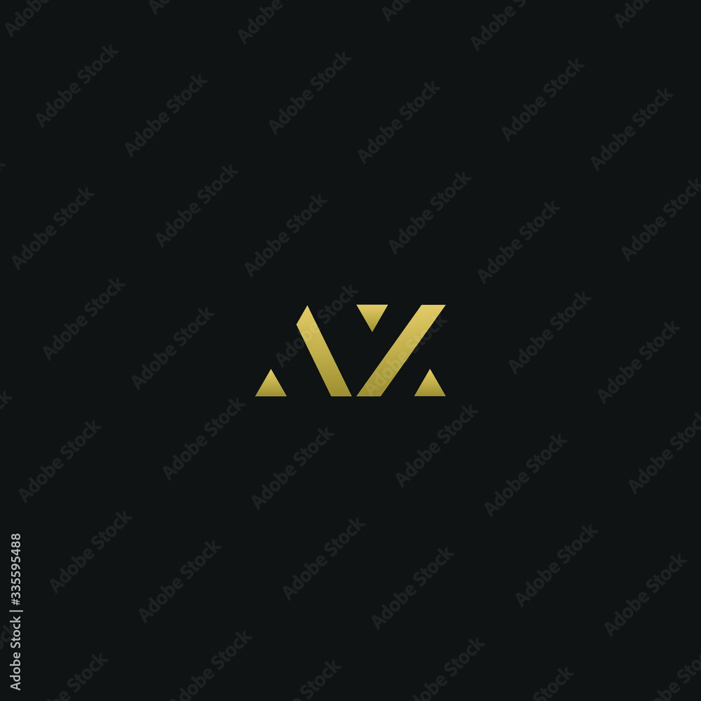 Creative modern elegant trendy unique artistic AZ ZA A Z initial based letter icon logo Creative modern elegant trendy unique artistic AZ ZA A Z initial based letter icon logo