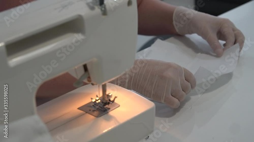 Seam mask for coronavirus at home