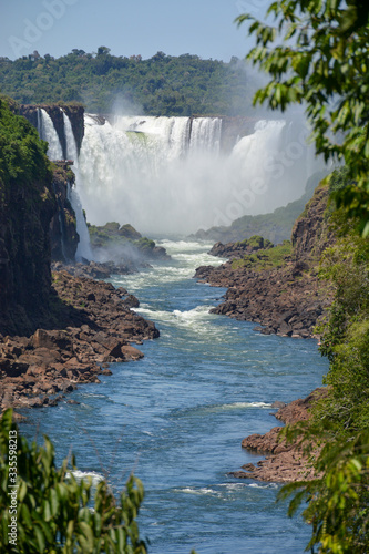 Waterfalls in Iguazu