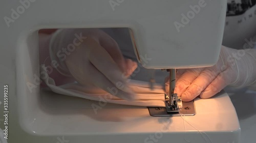 Seam mask for coronavirus at home