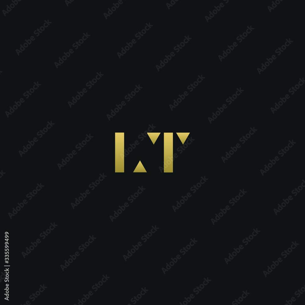 Creative modern elegant trendy unique artistic LT TL L T initial based letter icon logo Creative modern elegant trendy unique artistic LT TL L T initial based letter icon logo