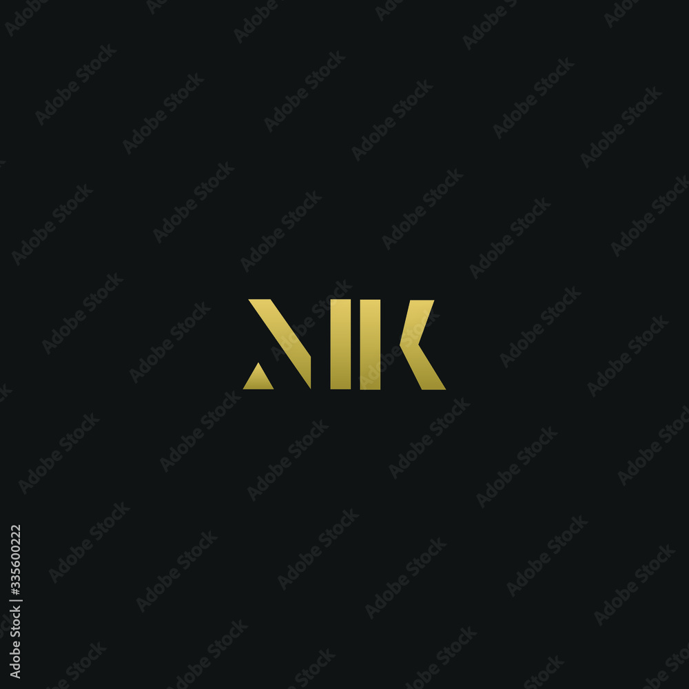 Creative modern elegant trendy unique artistic MK KM M K initial based letter icon logo Creative modern elegant trendy unique artistic MK KM M K initial based letter icon logo