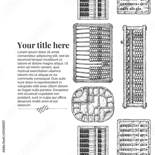 Template with different  Abacus.