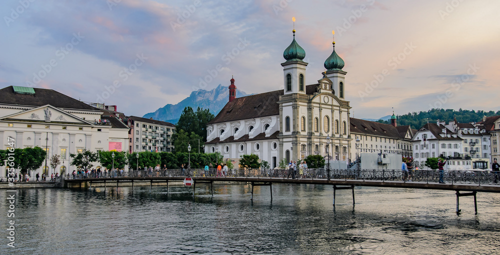 Jesuitenkirche, Luzern, Switzerland.