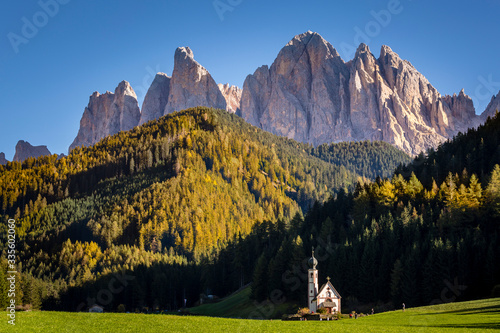 Santa Maddalena di Funes, Dolomites Alps, Trentino Alto Adige, Italy photo