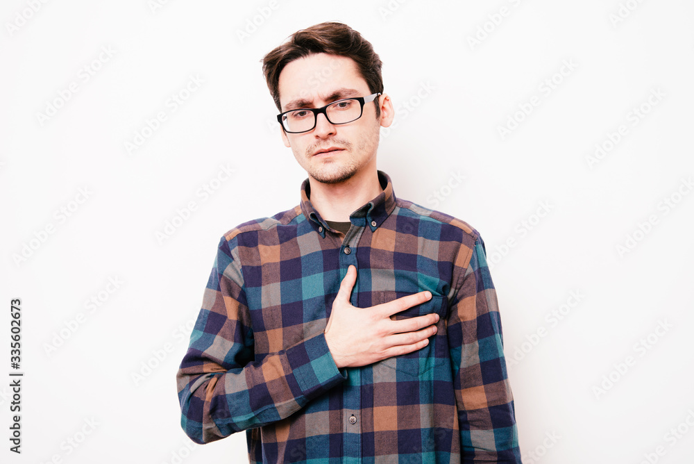 A man with a heart attack A man with a heart attack