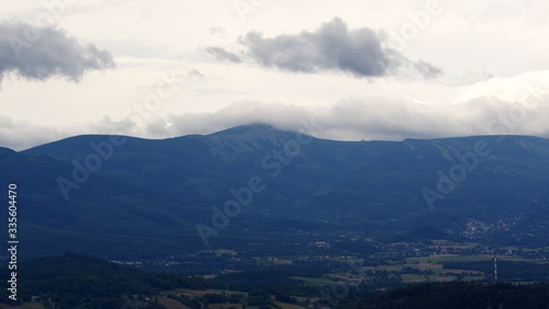 karkonosze - Giant Mountains on a cloudy day