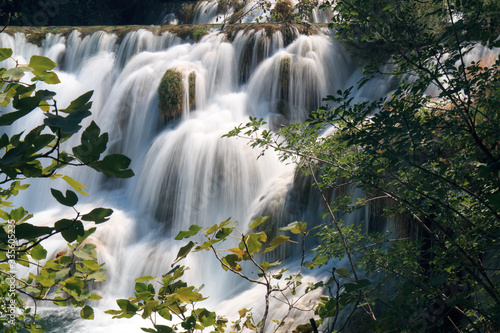 Waterfal in KRKA Park Croatia
