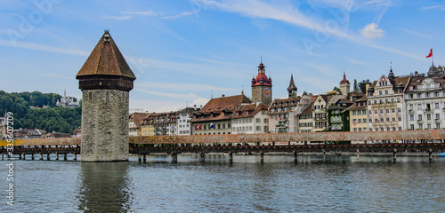 Kapellbrücke (Chapel Bridge). Luzern, Switzerland.