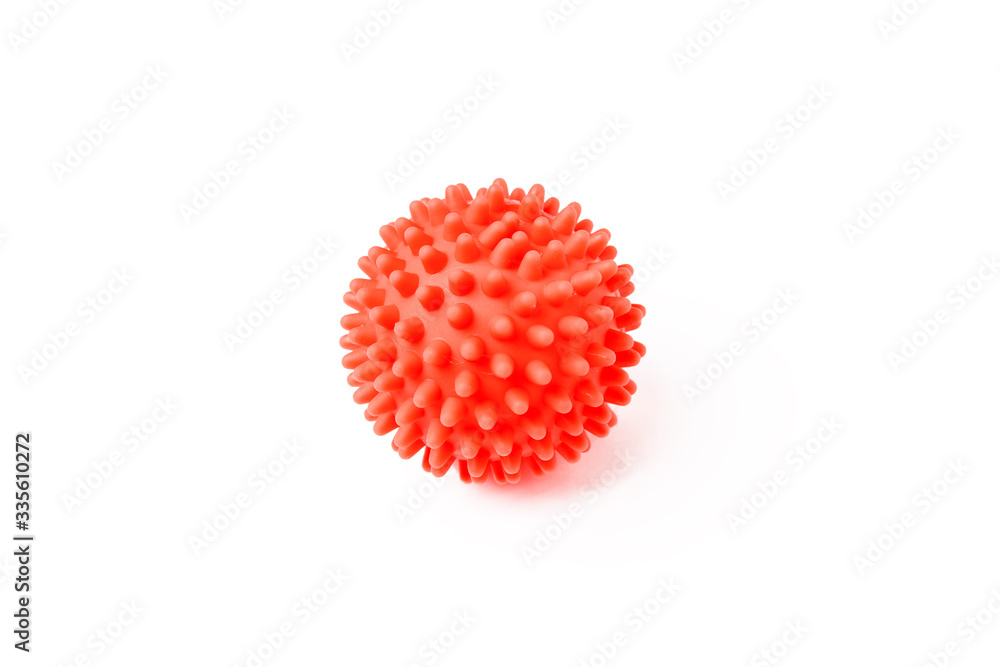 Covid-19 Coronavirus on a white isolated background with red spotted balls depicting the bacteria of the deadly Ncov virus. Covid-19 Coronavirus on a white isolated background with red spotted balls depicting the bacteria of the deadly Ncov virus.