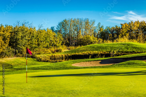 Golf Course in Autumn