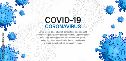 Corona Virus Disease illustration hand drawn style for campaign stop spread the virus