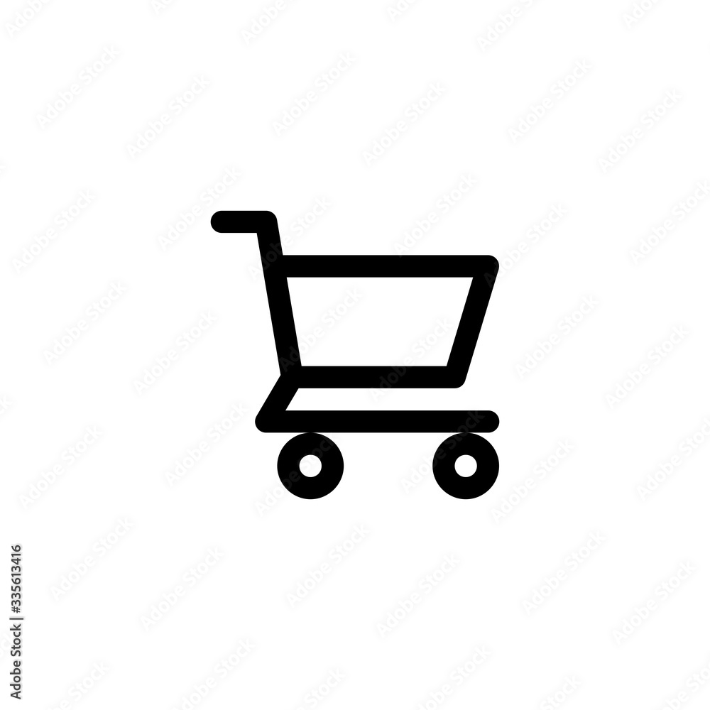 Shopping Cart Trolley E-Commerce Outline Icon Vector Illustration
Shopping Cart Trolley E-Commerce Outline Icon Vector Illustration