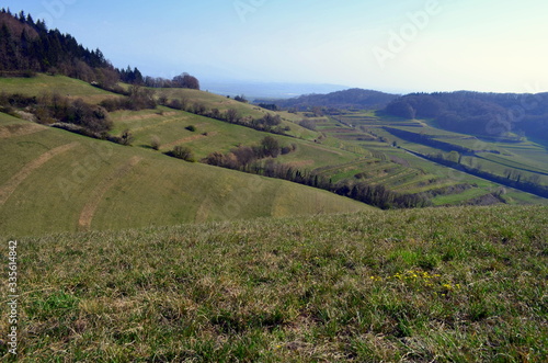 Berge und Täler im Kaiserstuhl