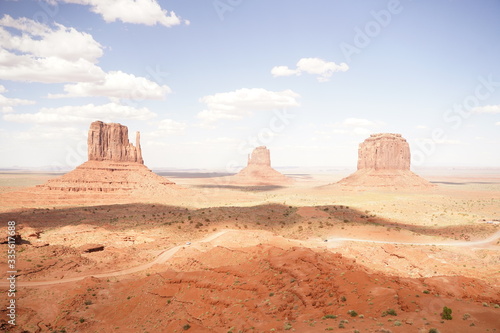great nature of monument valley in utah state. 
