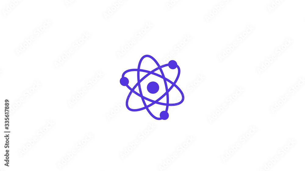 Best atom icon on white background,New atom icon