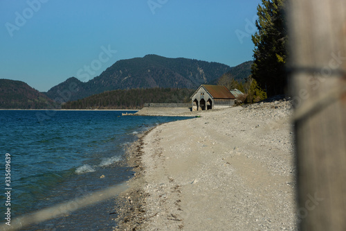 Der Walchensee in den bayerischen Voralpen