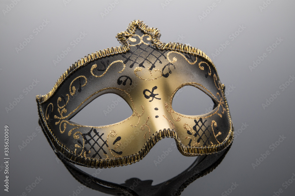 Carnival mask on a gradient background Carnival mask on a gradient background
