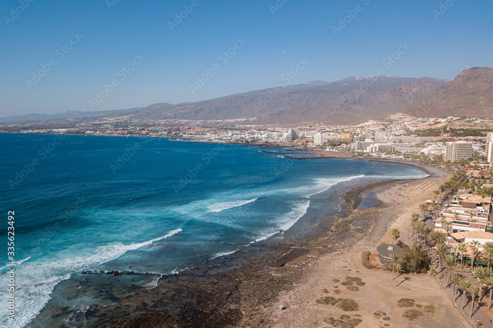 las americas beach surfing paradise, Tenerife surfing for beginners and professionals