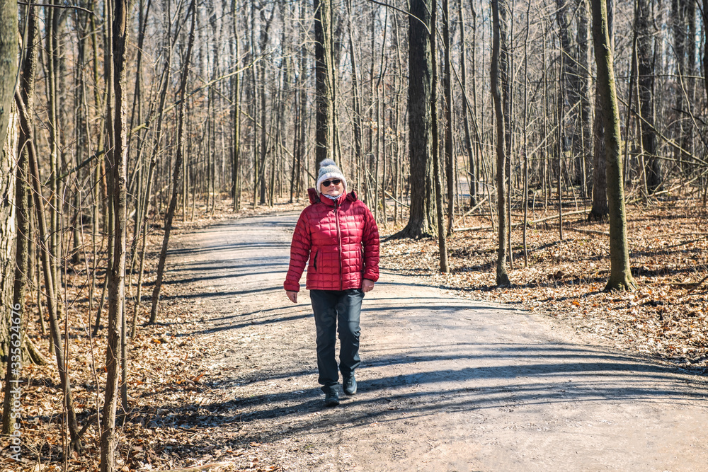 Monarch Woods Park on Highland road west in the city of Kitchener, Ontario, Canada Monarch Woods Park on Highland road west in the city of Kitchener, Ontario, Canada