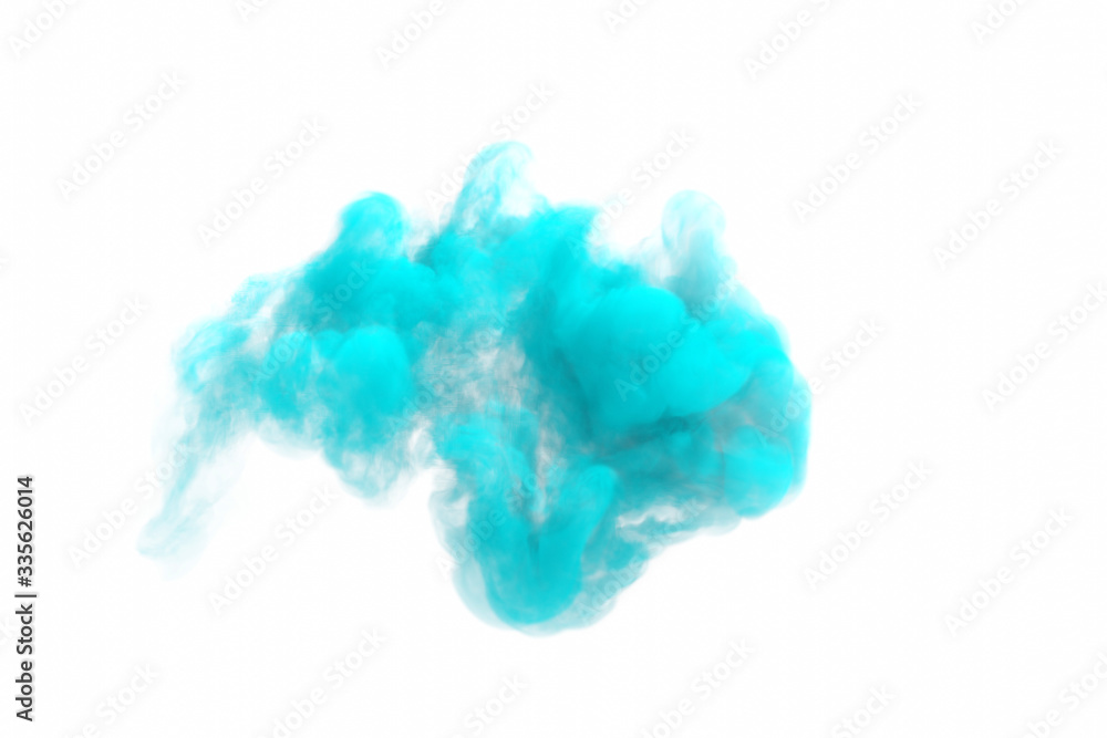Steam isolated. Aquamarine mist smoke aromatherapy background. Blue fog smog isolated on white. Abstract banner paints. Holi. Liquid ink. Steam isolated. Aquamarine mist smoke aromatherapy background. Blue fog smog isolated on white. Abstract banner paints. Holi. Liquid ink.