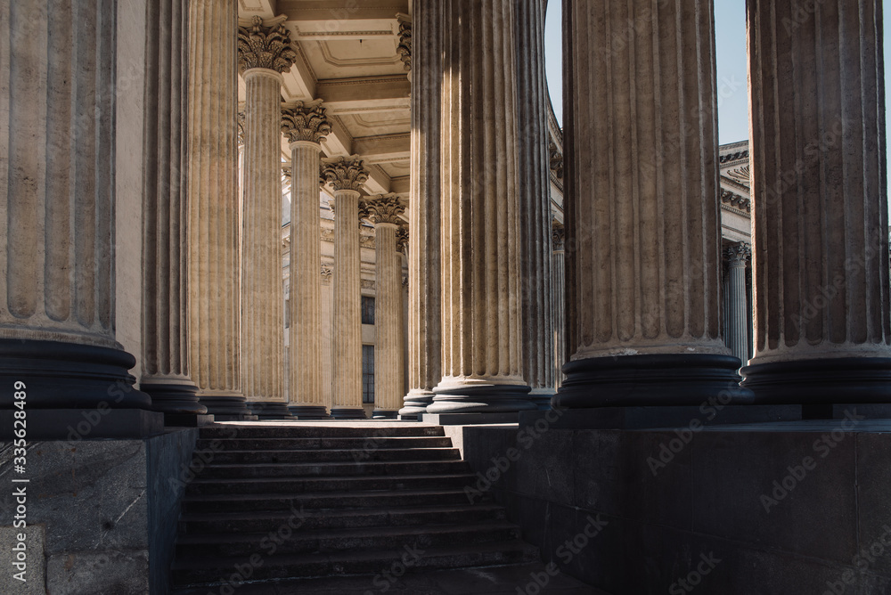 Obraz premium Colonnade of the Kazan Cathedral in Saint Petersburg, Russia