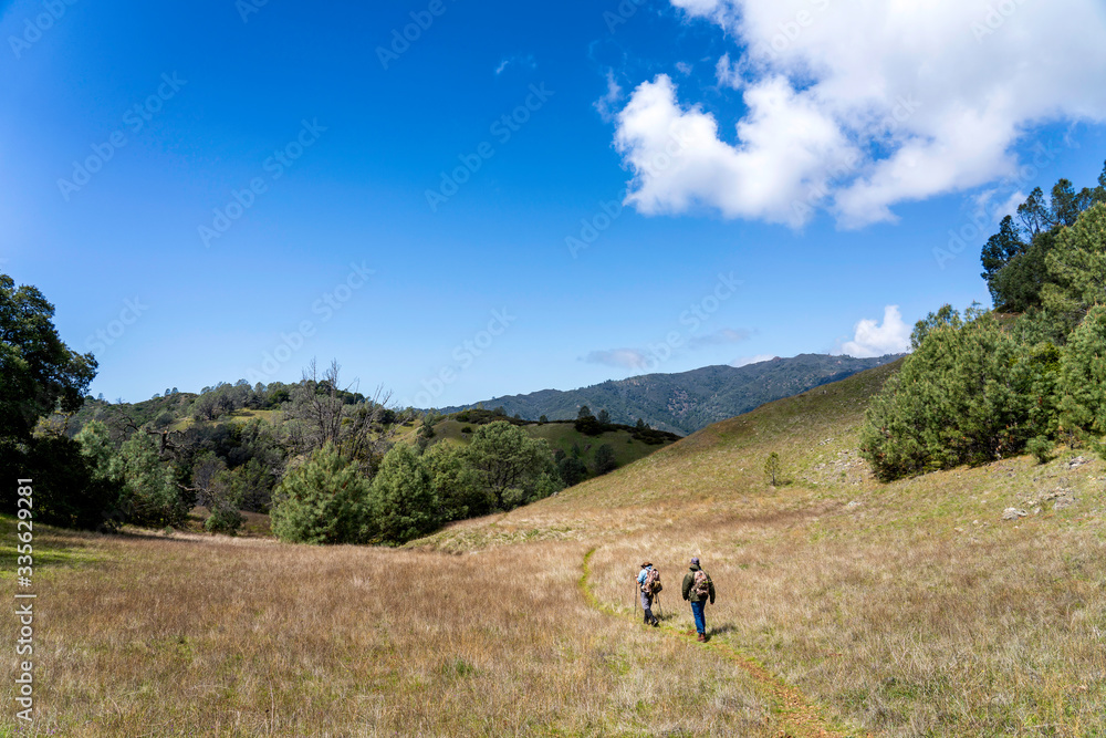 Hiking in the Foothills of the Coast Range Mountains Hiking in the Foothills of the Coast Range Mountains