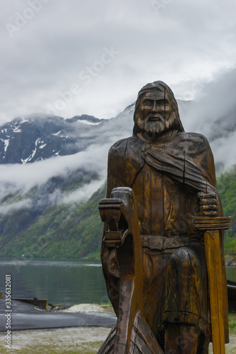 Wooden viking